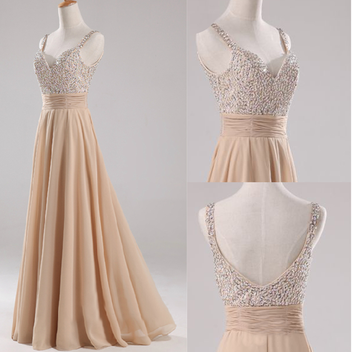 beaded-long-prom-dress-straps-beige-long-sweetheart-empire-waist-v-neck-floor-length-chiffon